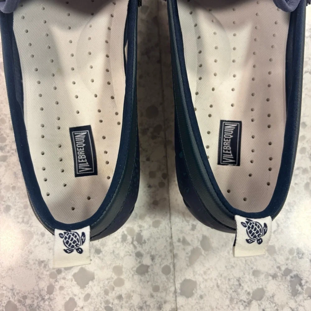 VILEBREQUIN Men’s Solid‎ Waterproof Shoes In Navy Blue, Size 9